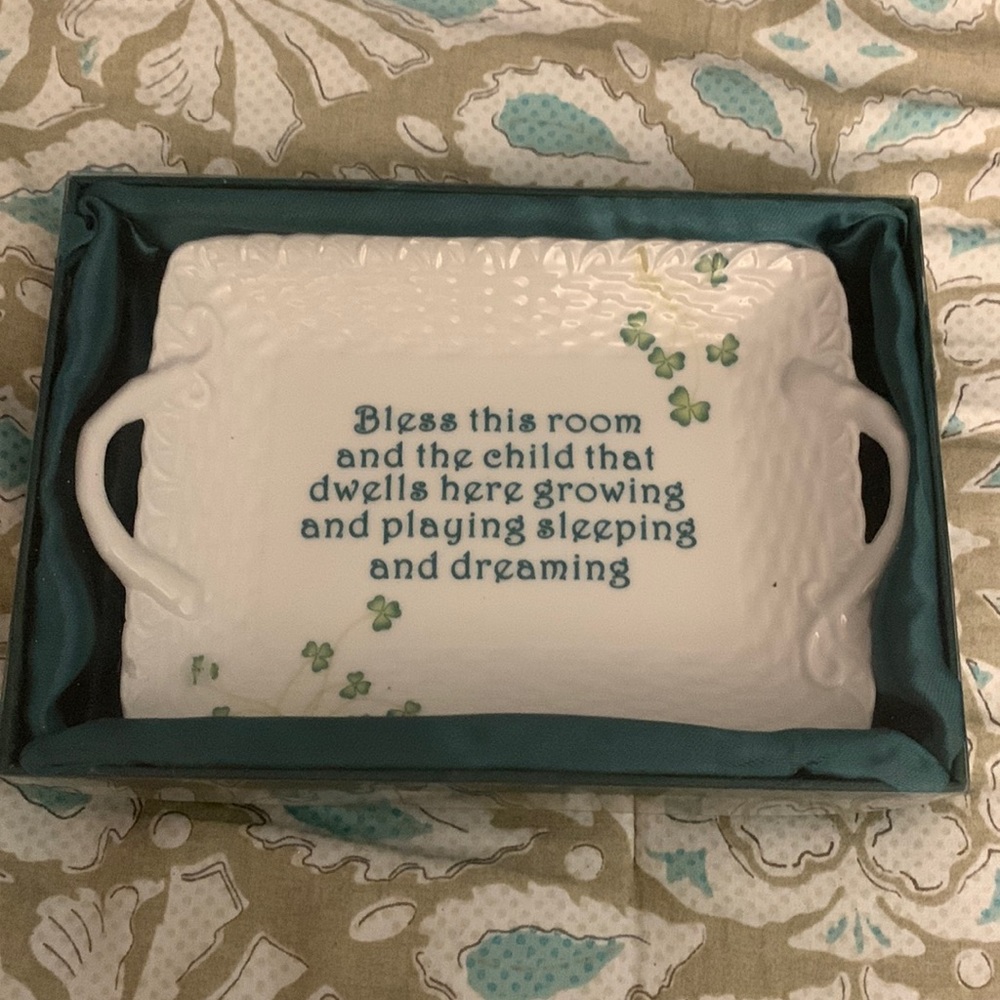 Decorative dish for baby room